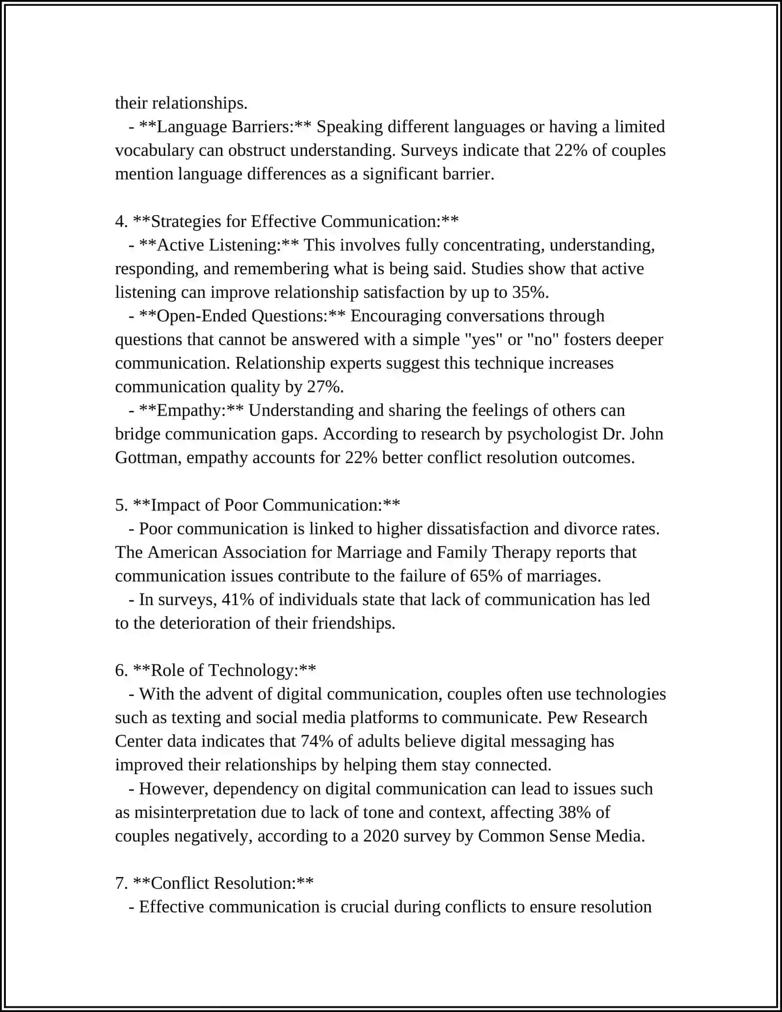 Communication in Relationships 4