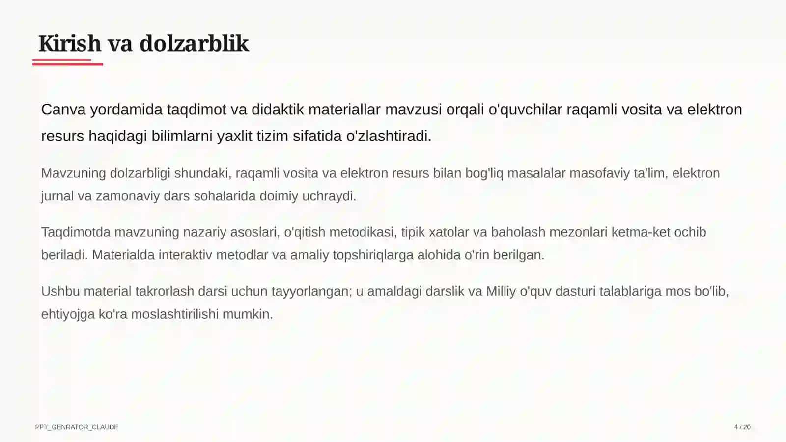 Taqdimotlar va dastur namoyish 4