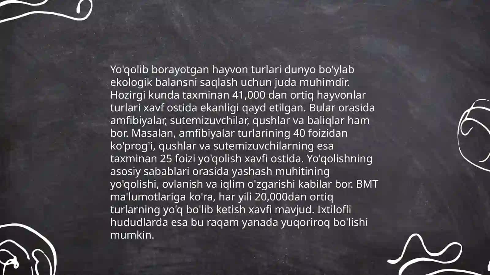 Hayvonot dunyosi va uni muhofaza qilish 4