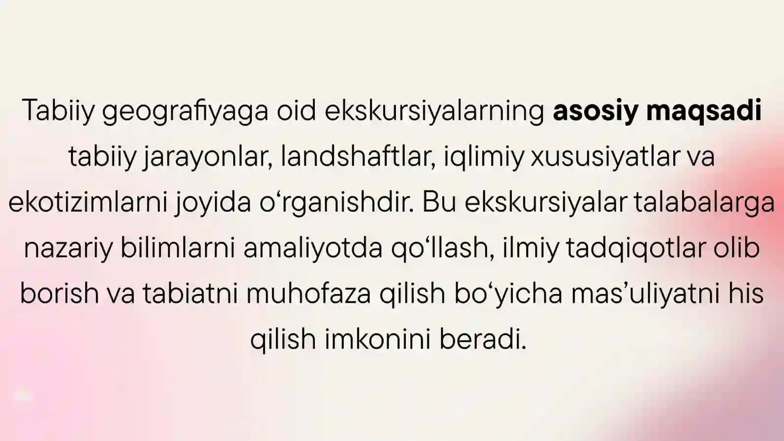 Geografiya va Tabiiy fan oʻqitish metodikasi 4