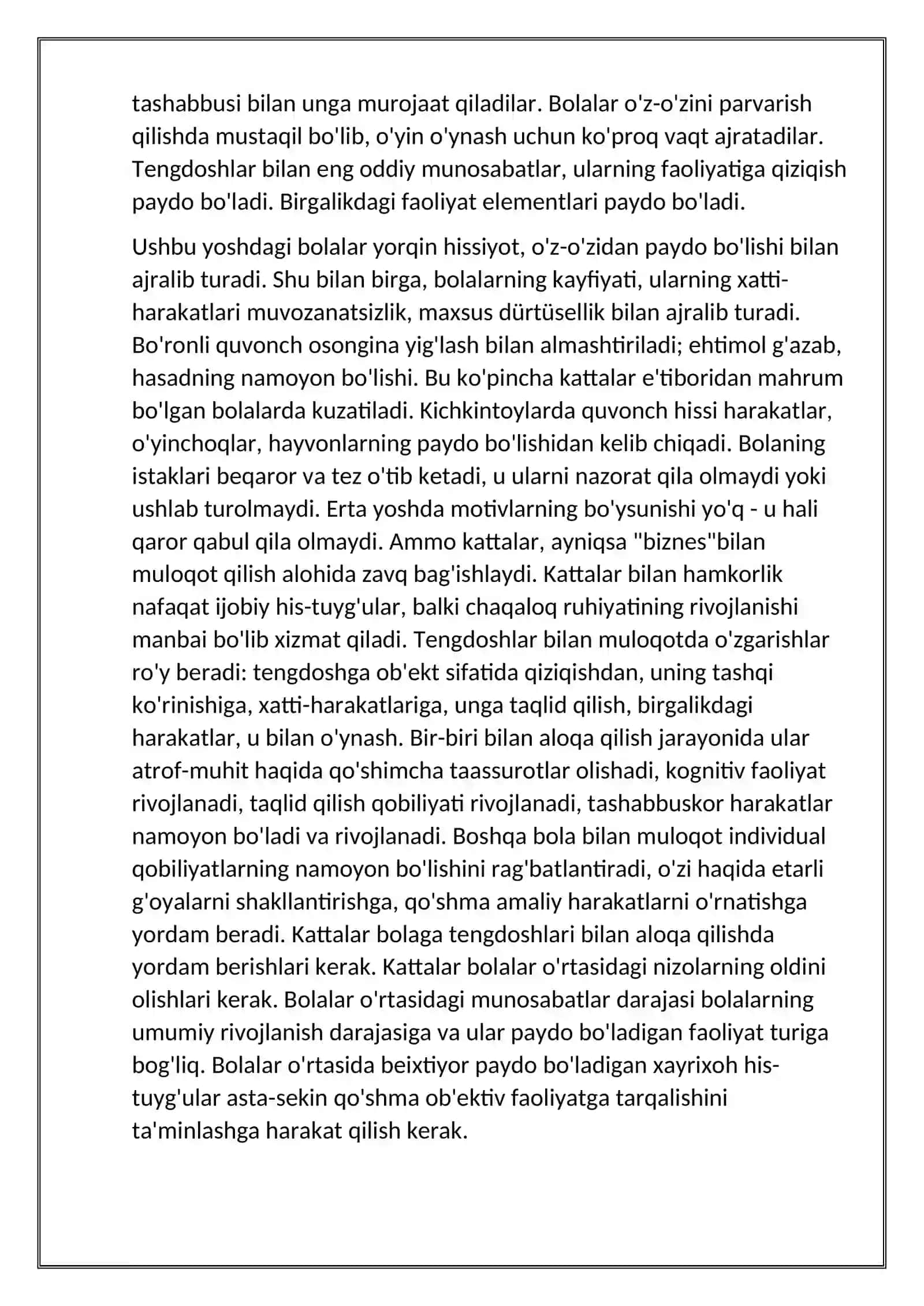 Gudaklik davrida sensomotor rivojlanishning shart sharoitlari 4