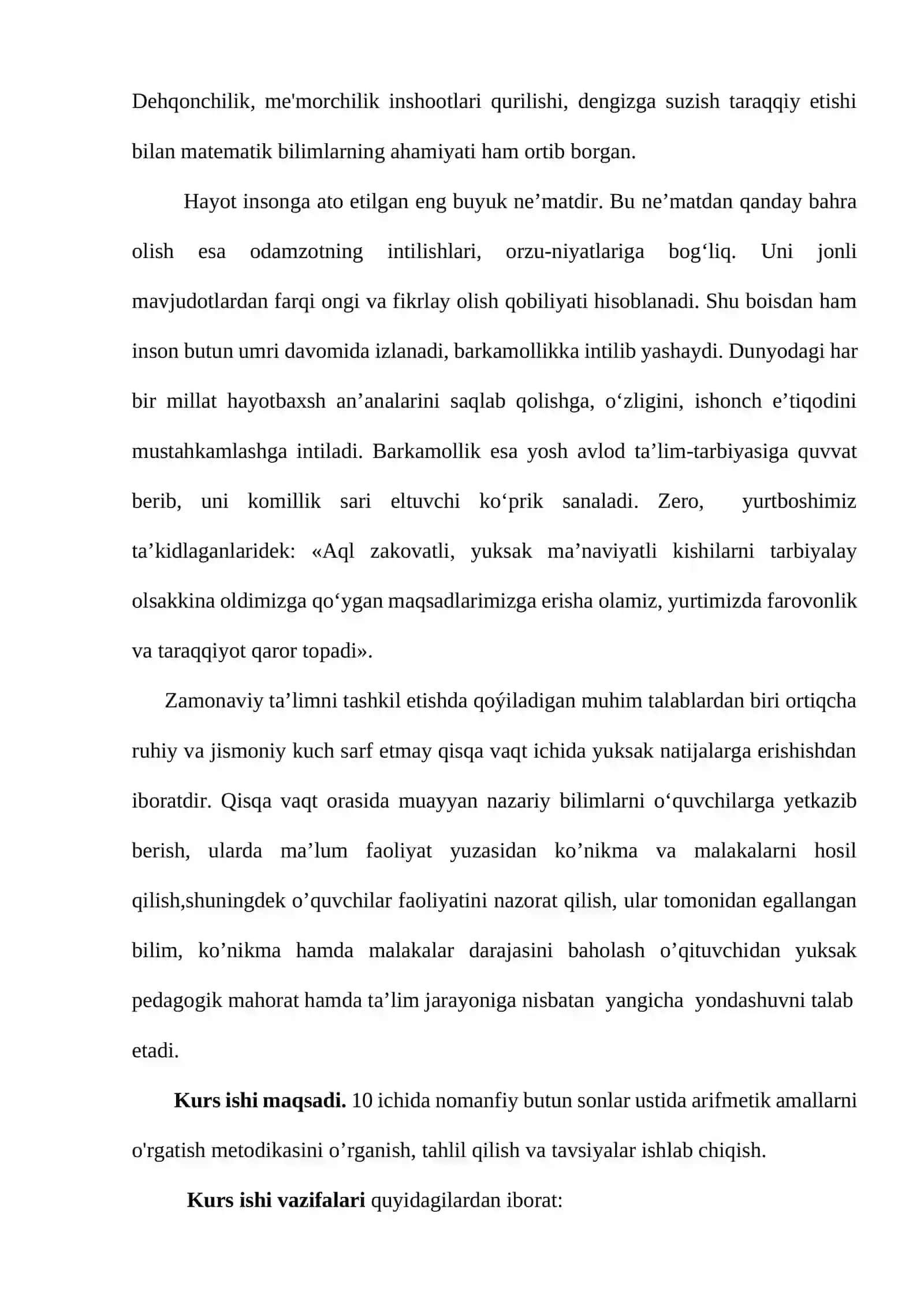 “10 ichida nomanfiy butun sonlar ustida arifmetik amallarni o'rgatish metodikasi” 4
