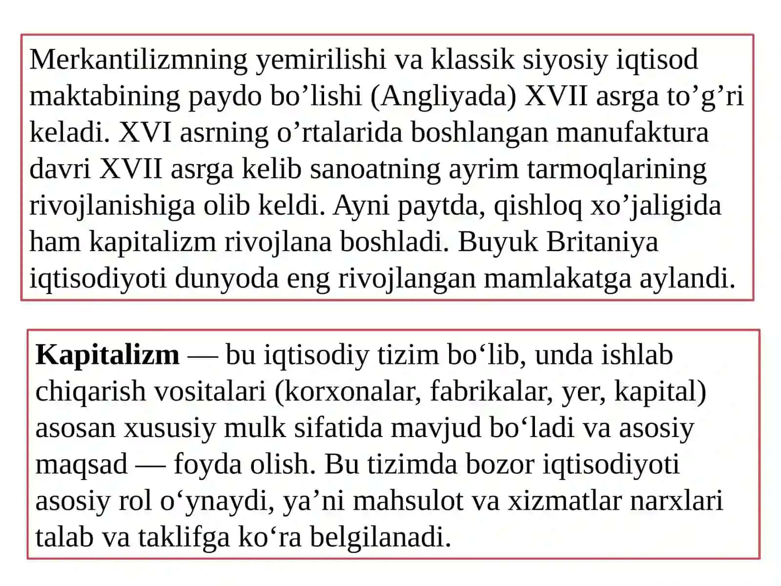 Xalqlar boyligining sabablari va tabiat tadbirlari 4