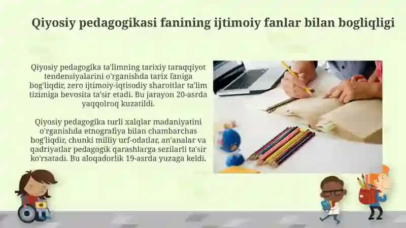 Qiyosiy pedagogika fanining taraqqiyot bosqichlari 4