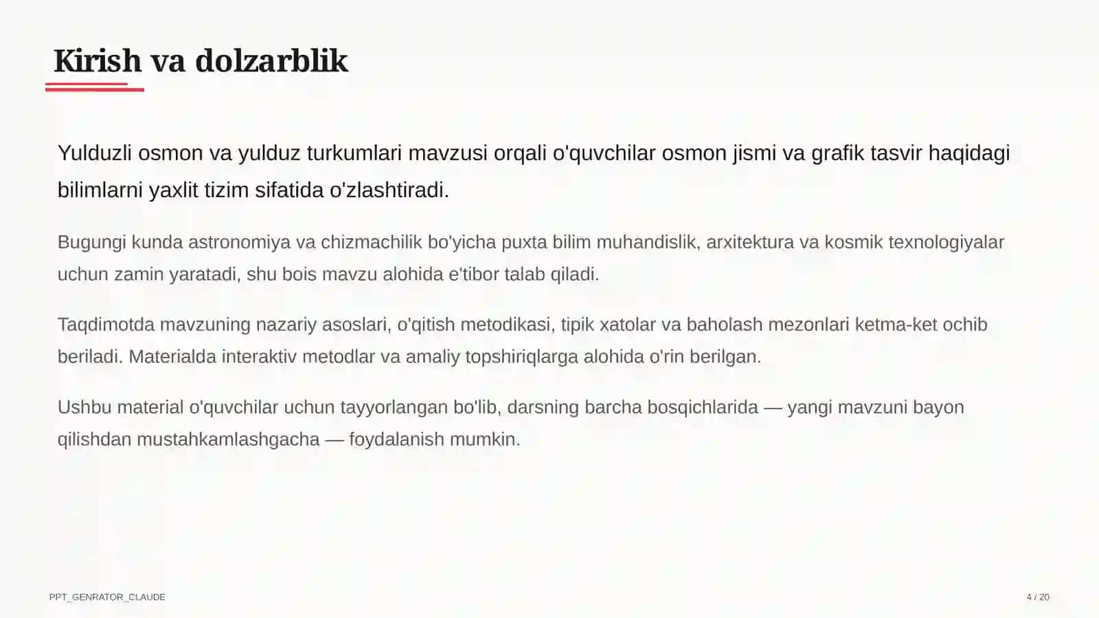 Yulduzli osmon va yulduz turkumlari (8-sinf) 4