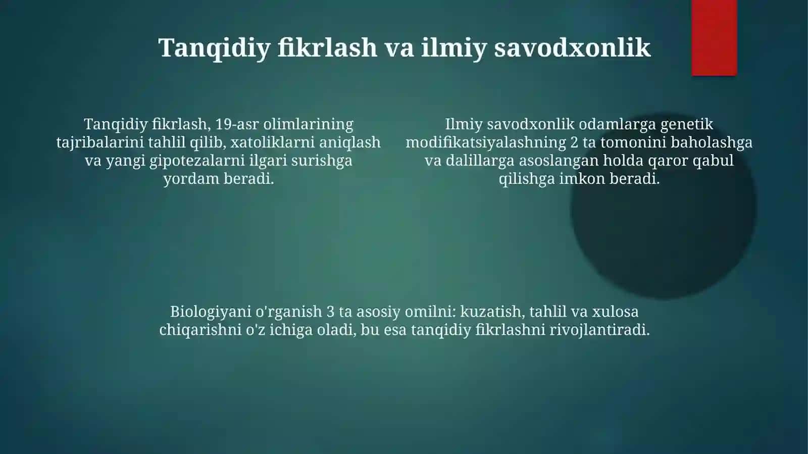 Biologik ta'limning o'rni 4