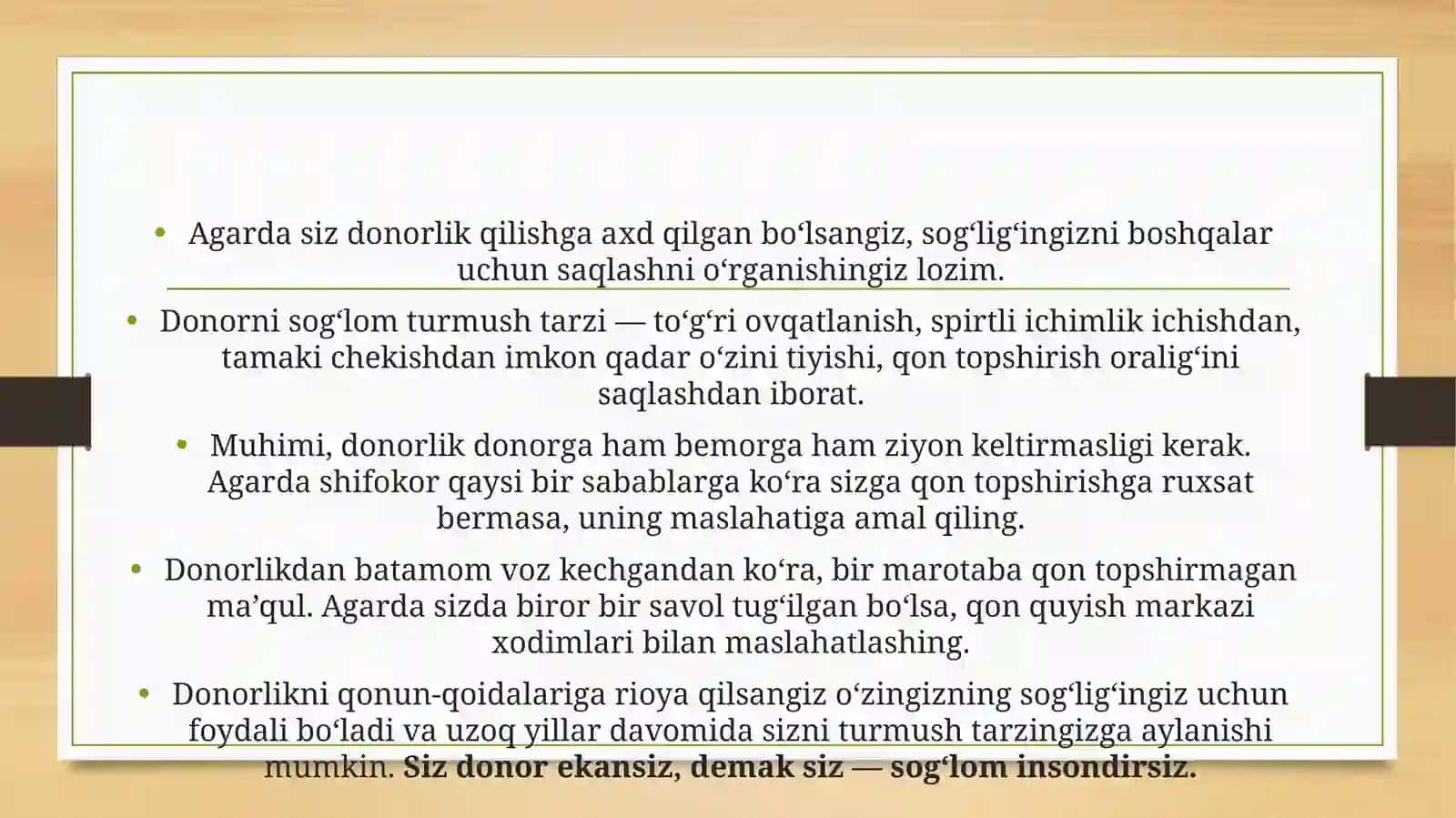 Donorlik asoslari.AB0qonguruhitizimivaRhezustizimi 4