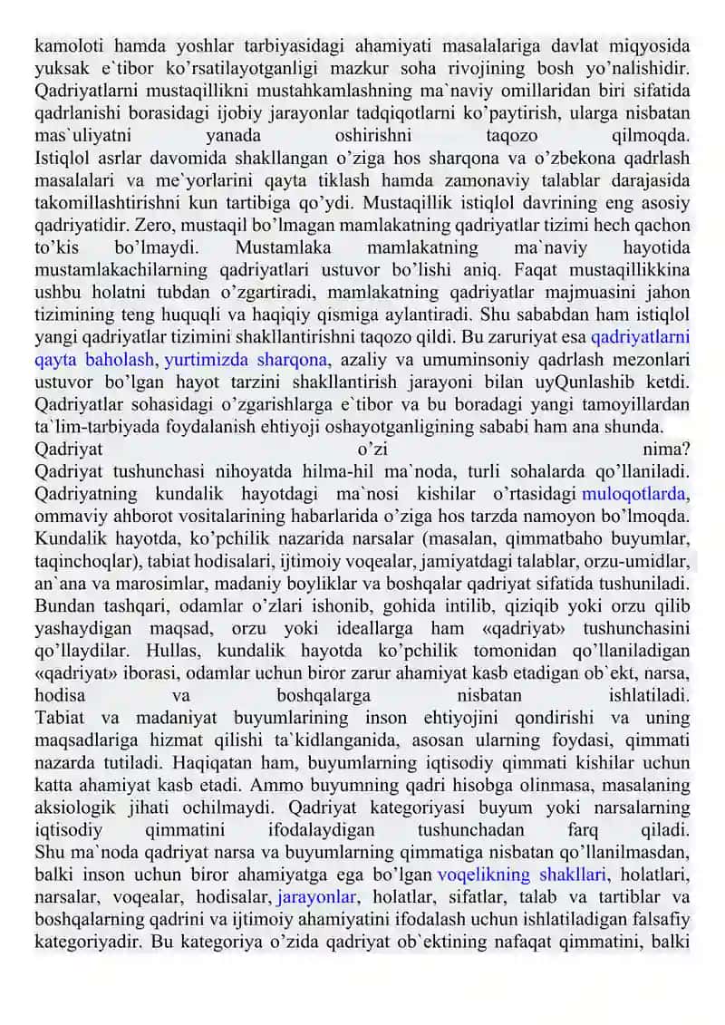 Qadriyatlar Falsafasi 4