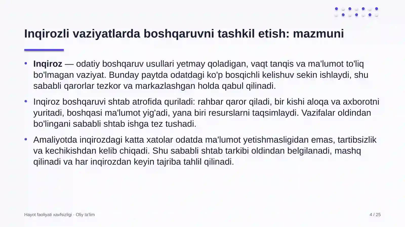 avtomobil yuvish shoxobchalarida inqirozli vaziyatlarda boshqaruvni tashkil etish 8508 4