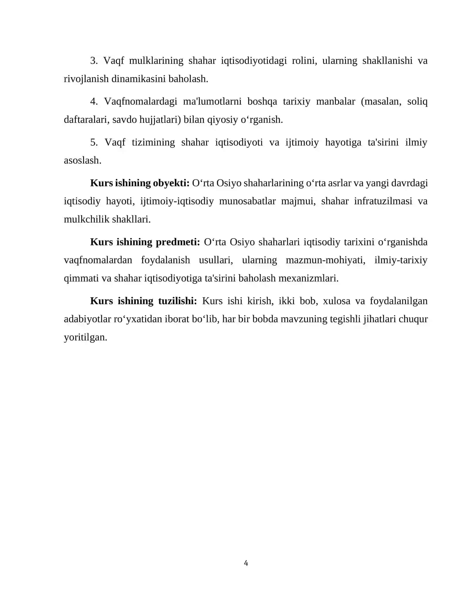 O’RTA OSIYO SHAHARLARI IQTISODIY TARIXIGA OID VAQFNOMALAR TARIXIY MANBA SIFATIDA 4