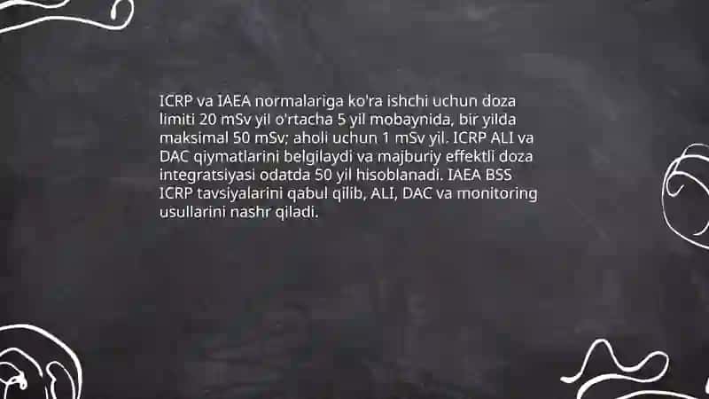 Radiofaol moddalarning qabul qilish darajasining meyorlari 4