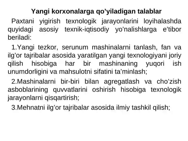Sinov laboratoriyalarni qayta jihozlashning o’ziga xosliklari 4