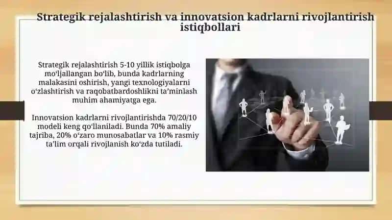 Innovatsion sohada kadrlarni boshqarish 4