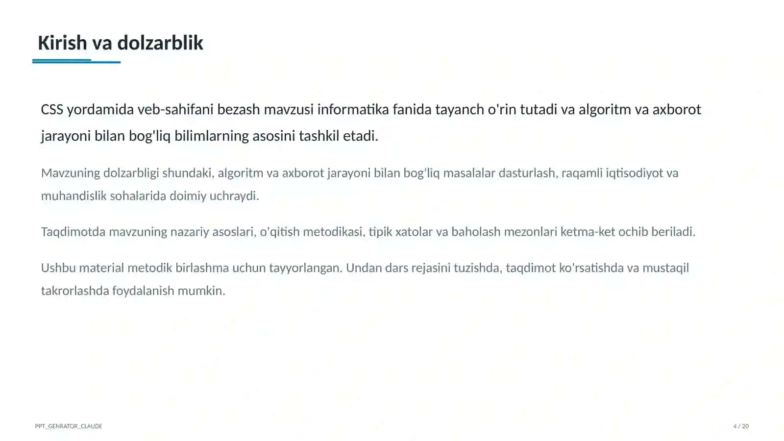 CSS yordamida veb-sahifani bezash (10-sinf) 4