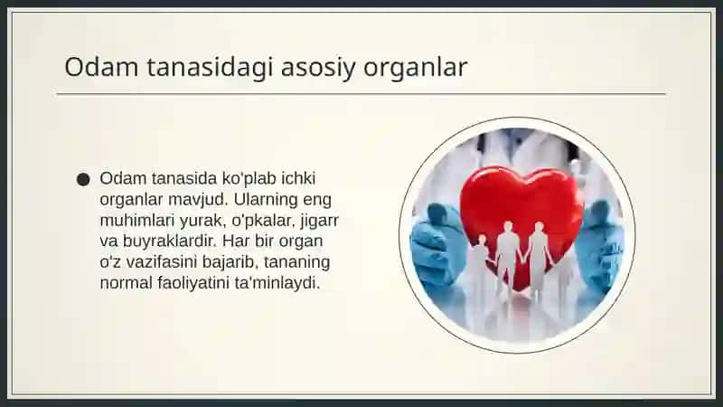 Odam va uning ichki organlari 4