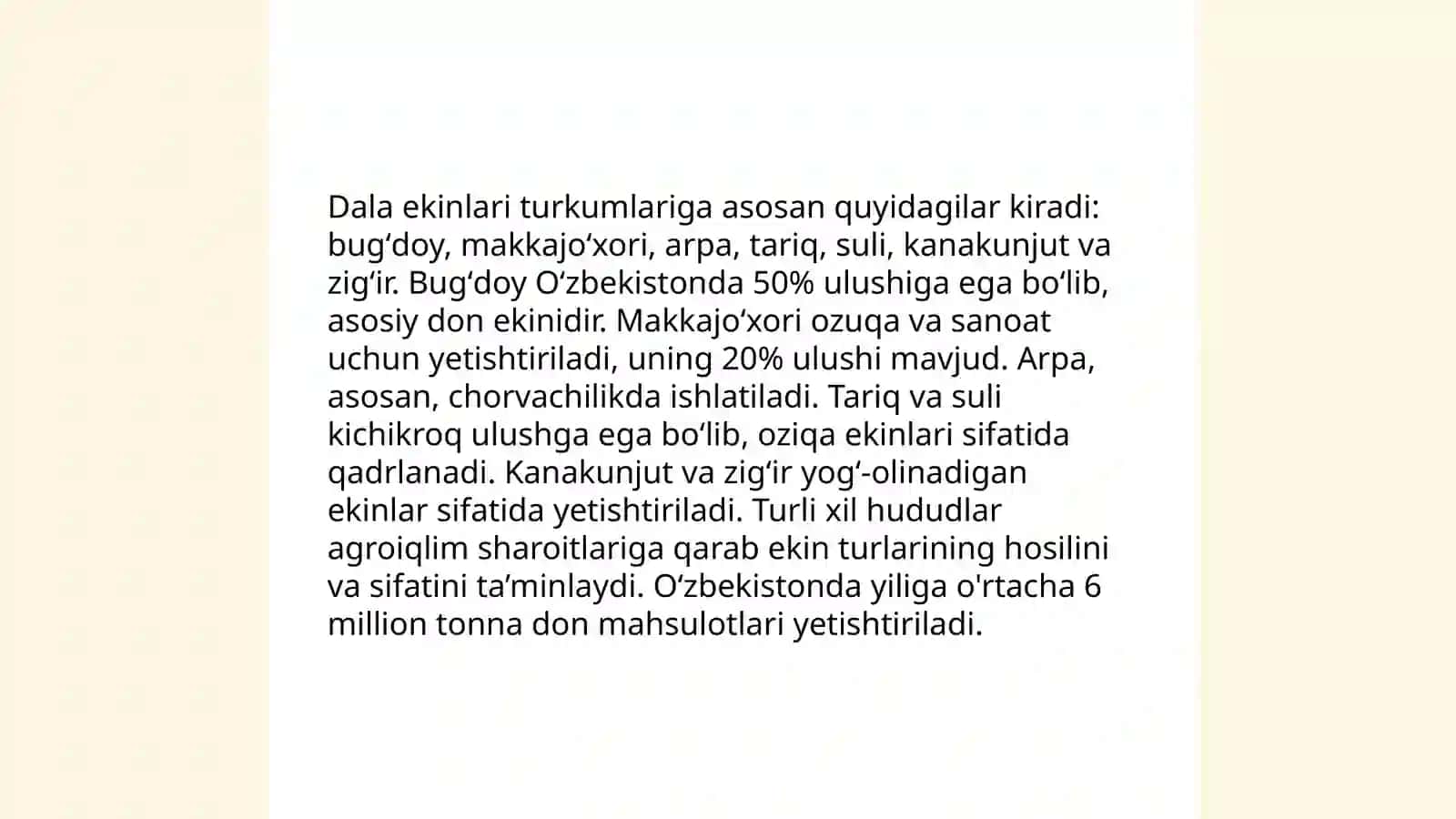 O'simliklarning turkumlari va ularning joylashuvi 4