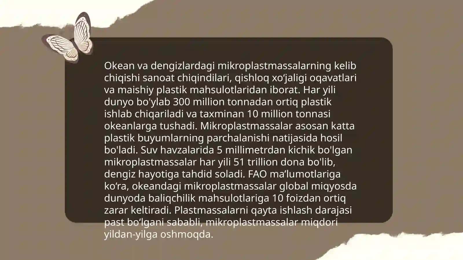 Okean mikroplastmassalarini tartibga solishda sogʻliq uchun yagona yondashuv 4