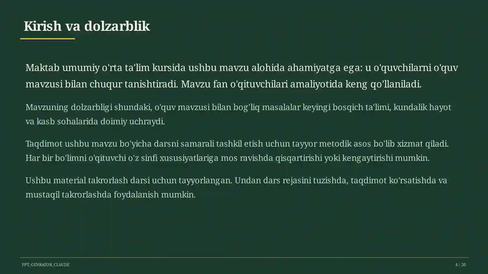 Raqamli savodxonlik va kibermadaniyat: o'quvchilar uchun amaliy mashg'ulotlar 4