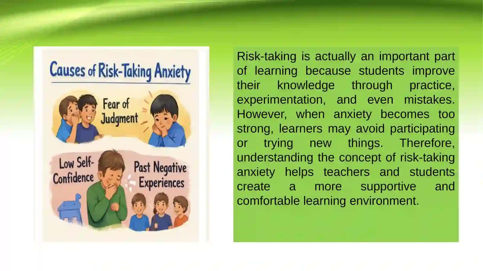 Risk-taking anxiety 4