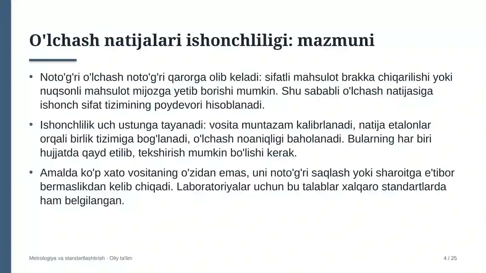 onlayn kinoteatrlarda o'lchash natijalarining ishonchliligini ta'minlash 5487 4