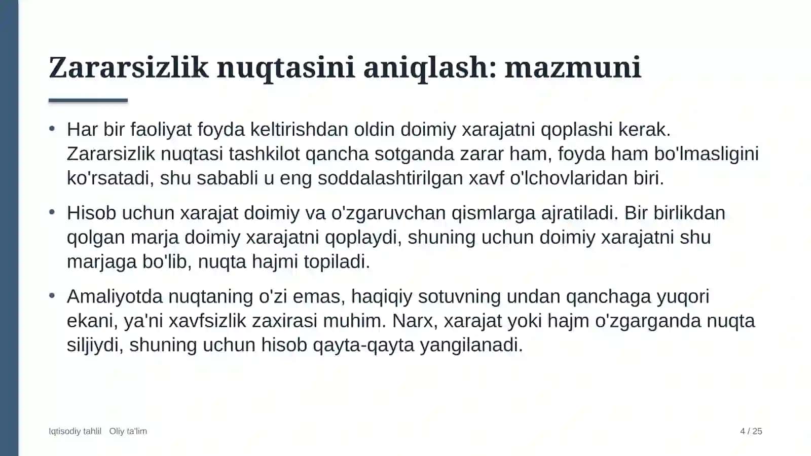suv ta'minoti tarmoqlari qurilishida zararsizlik nuqtasini aniqlash 5010 4