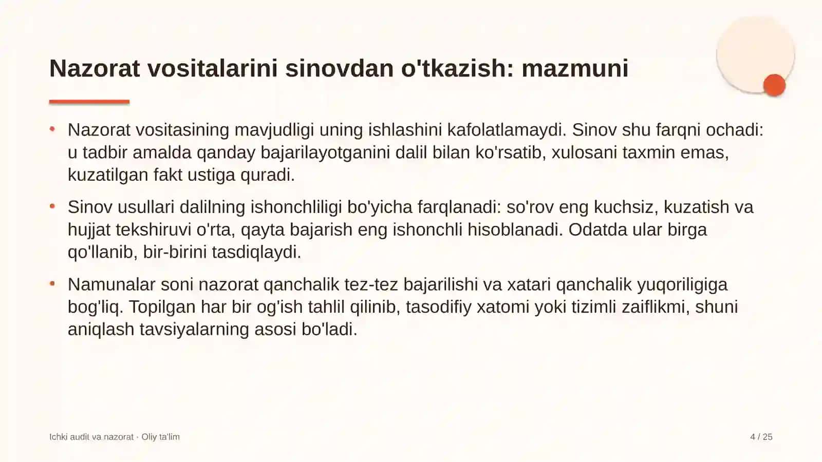 Yangiliklar saytlarida nazorat vositalarini sinovdan o'tkazish 4