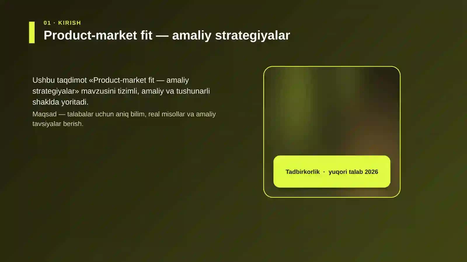 Product-market fit — amaliy strategiyalar 4