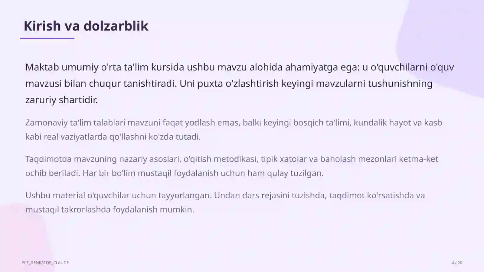 O'qish savodxonligi: matnni tushunish va tahlil qilish strategiyalari (2026) 4
