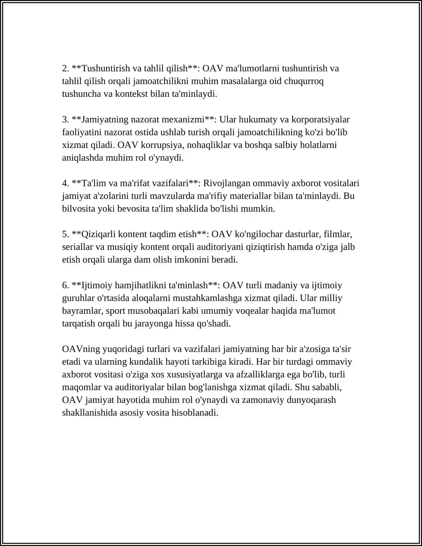 MEDIA MAHSULOTLARINI TAHLIL QILISH 4