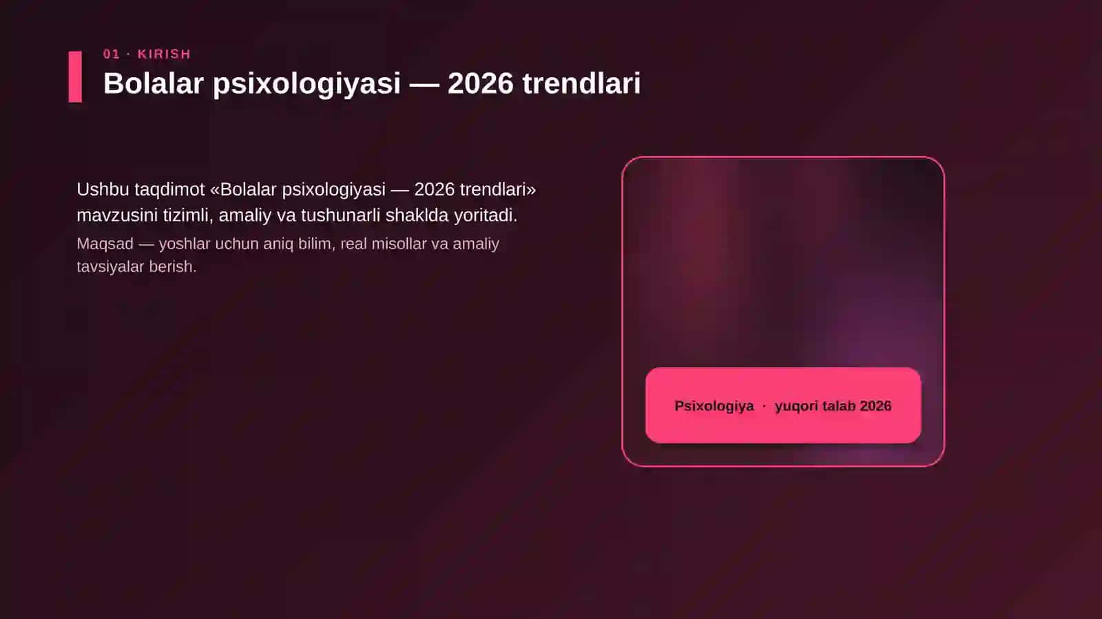 Bolalar psixologiyasi — 2026 trendlari 4