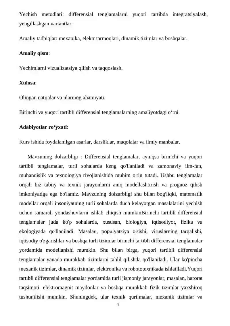 Differensial tenglamalar 4