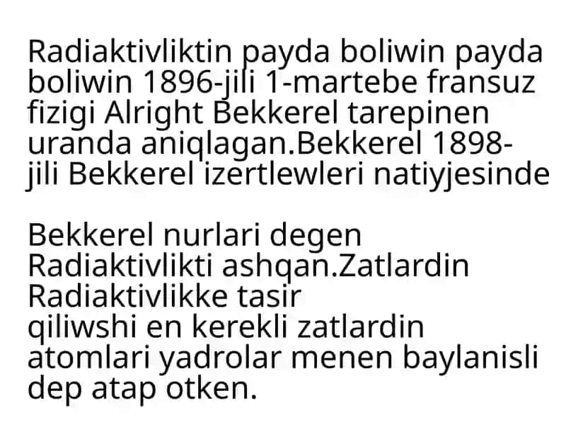 Radiaktivlik 4