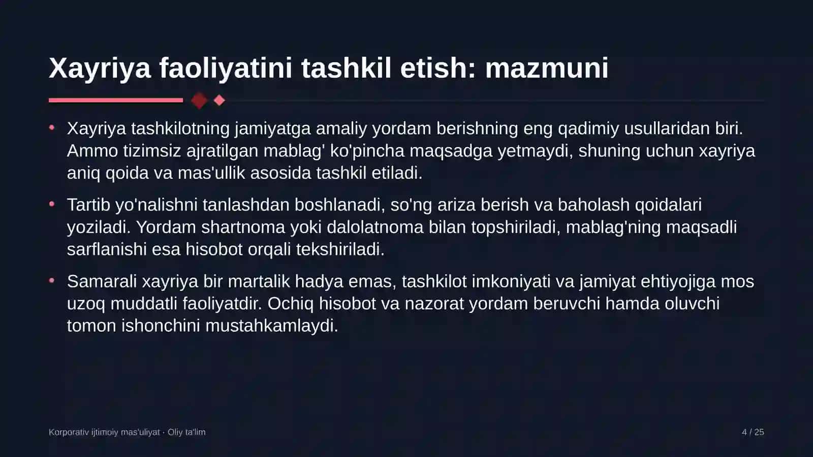 onkologiya markazlarida xayriya faoliyatini tashkil etish 1586 4