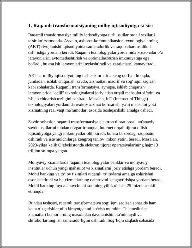 IQTISODIYOTDA AXBOROT-KOMMUNIKATSION TEXNOLOGIYALARINING ROLI VA AHAMIYATI 4