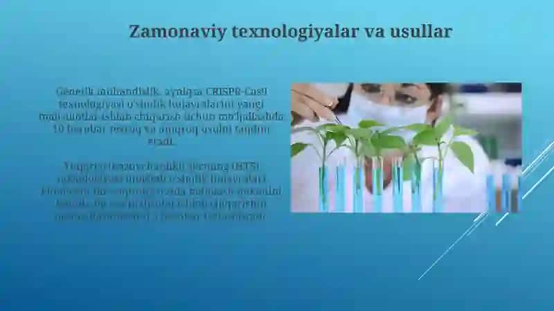 O'simliklar hujayralari sanoatda 4