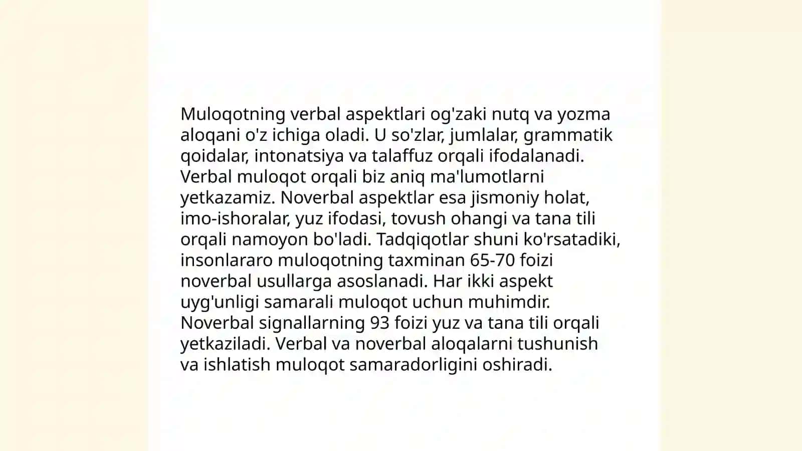 Shaxslararo muloqotning umumiy tamoyillari 4