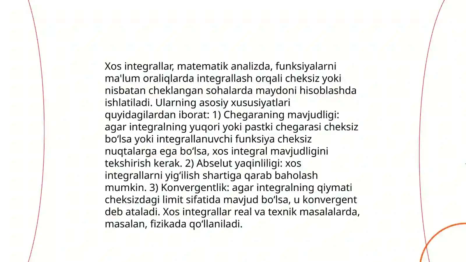 Xos integrallar 4