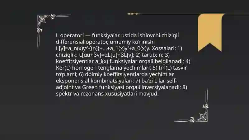 L nun nazariyasi 4