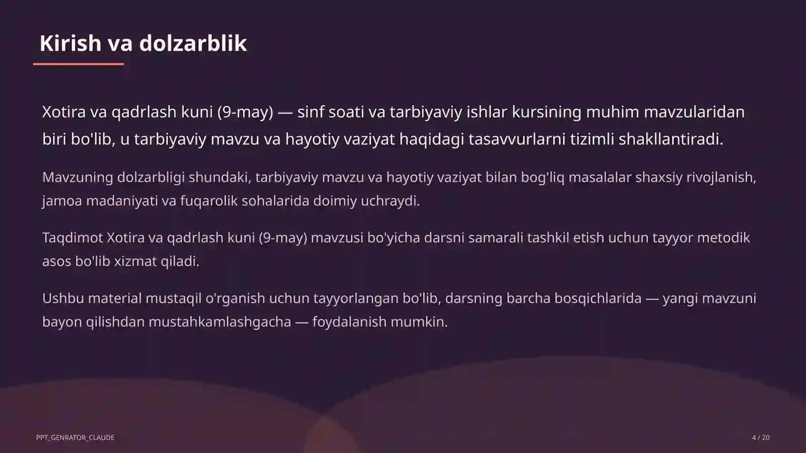 Xotira va qadrlash kuni (9-may) 4