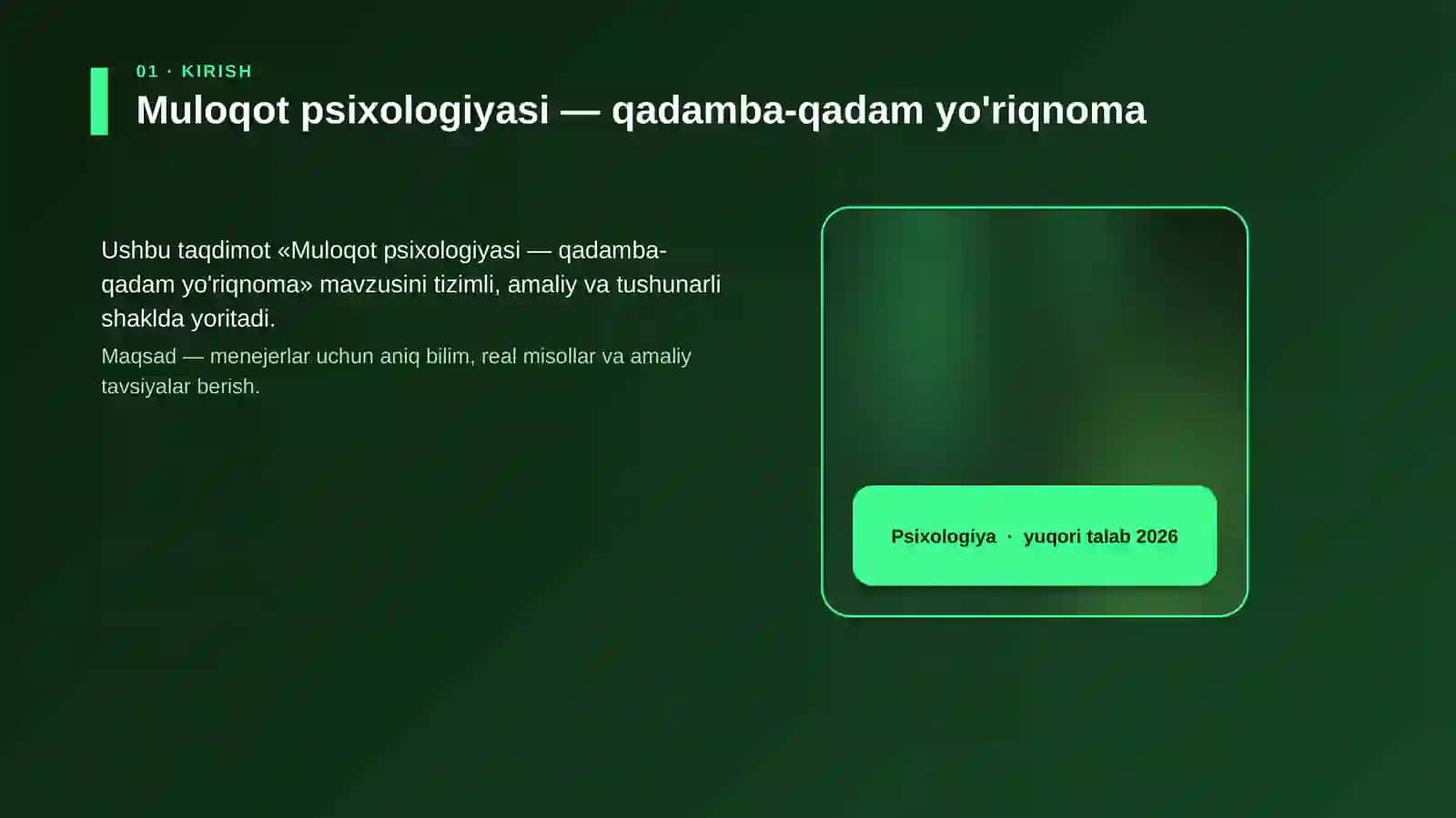 Muloqot psixologiyasi — qadamba-qadam yo'riqnoma 4