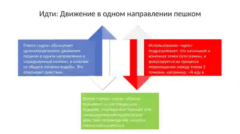 Глаголы движения в русском языке 4