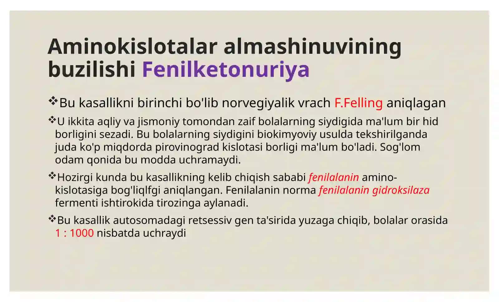 Gen kasalliklari. Odamda normal va patologik belgilar irsiylanishi 4