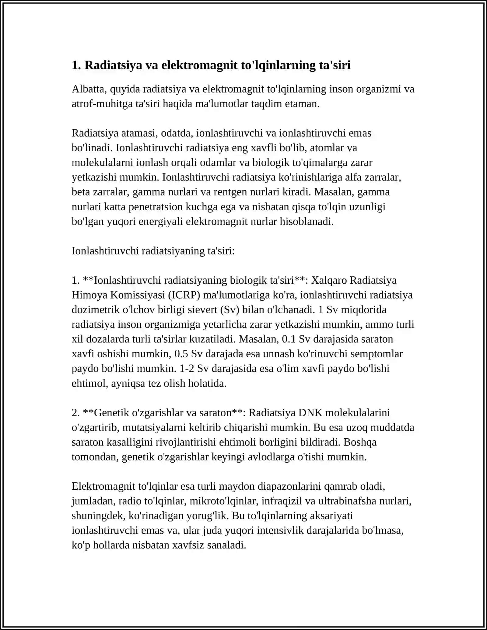 MOBIL TELEFONNING BOLA ORGANIZMIGA TA'SIRI 4