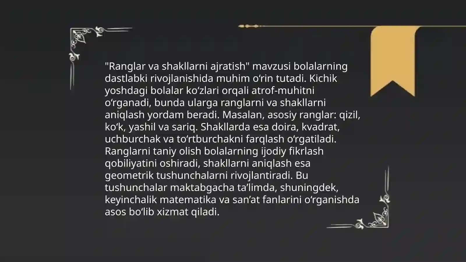 Maktabgacha yoshdagi bolalar uchun masalalar toʻplamini yaratish 4