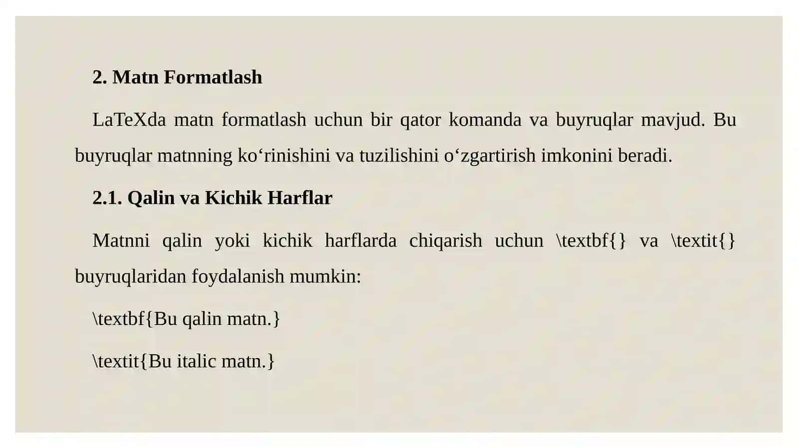 LaTeXDasturidaMatnlarBilanIshlash 4