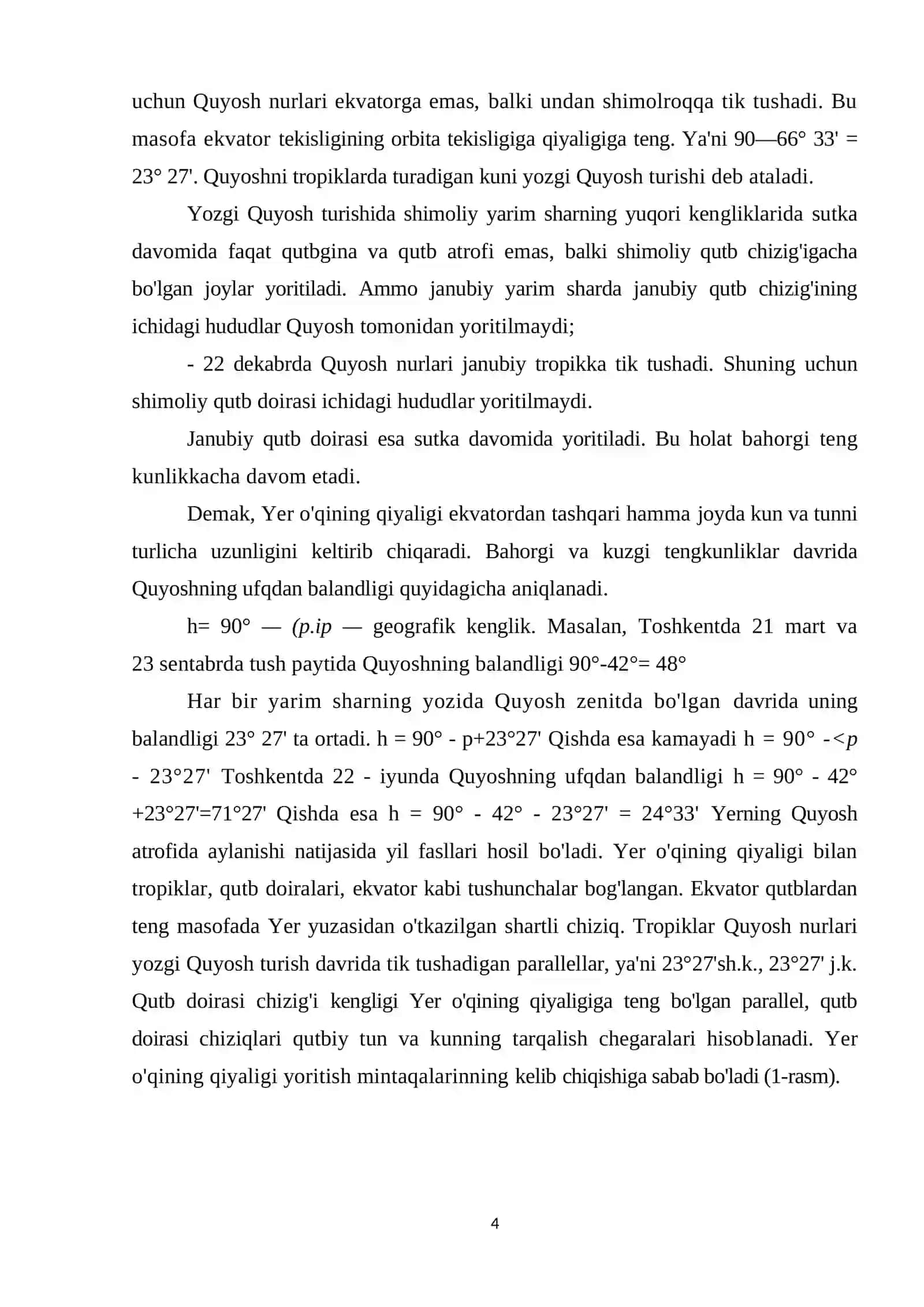 YER SHARI HARAKATLARI VA UNING GEOGRAFIK OQIBATLARI 4