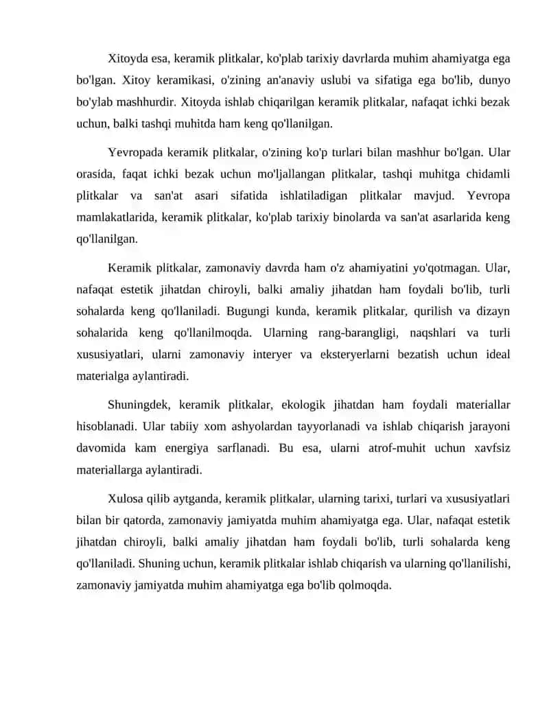 Keramik plitkalar 4