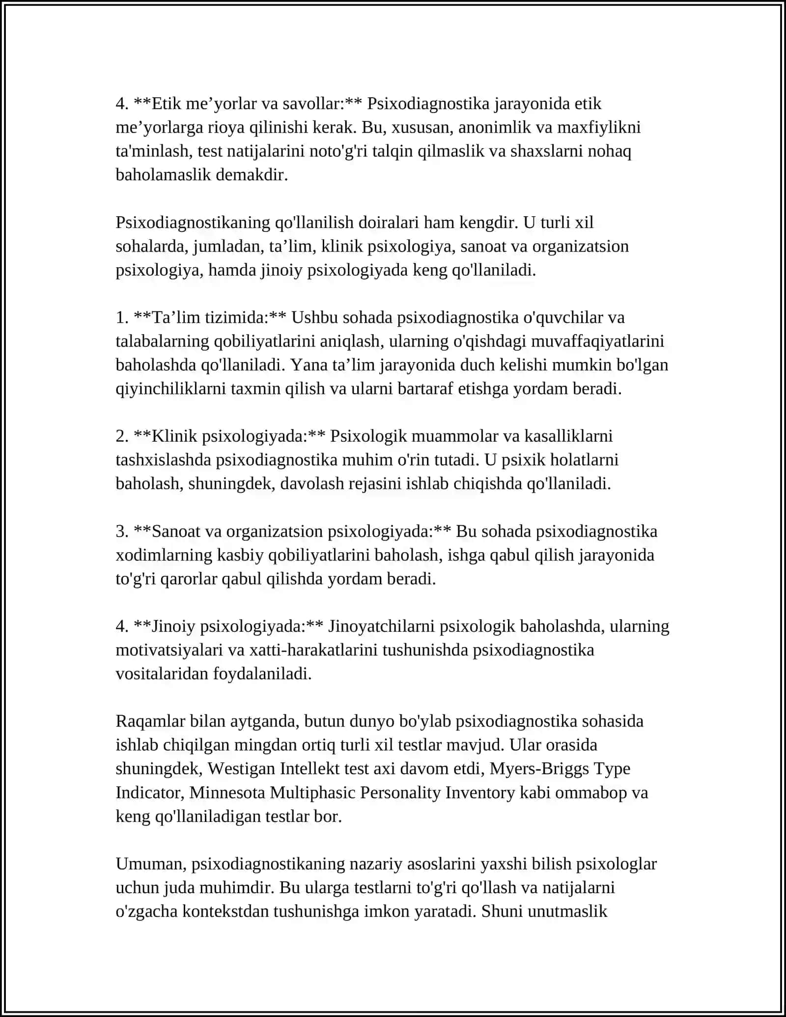 PSIXODIAGNOSTIK TAMOYILLARINING MAZMUN VA MOHIYATI 4