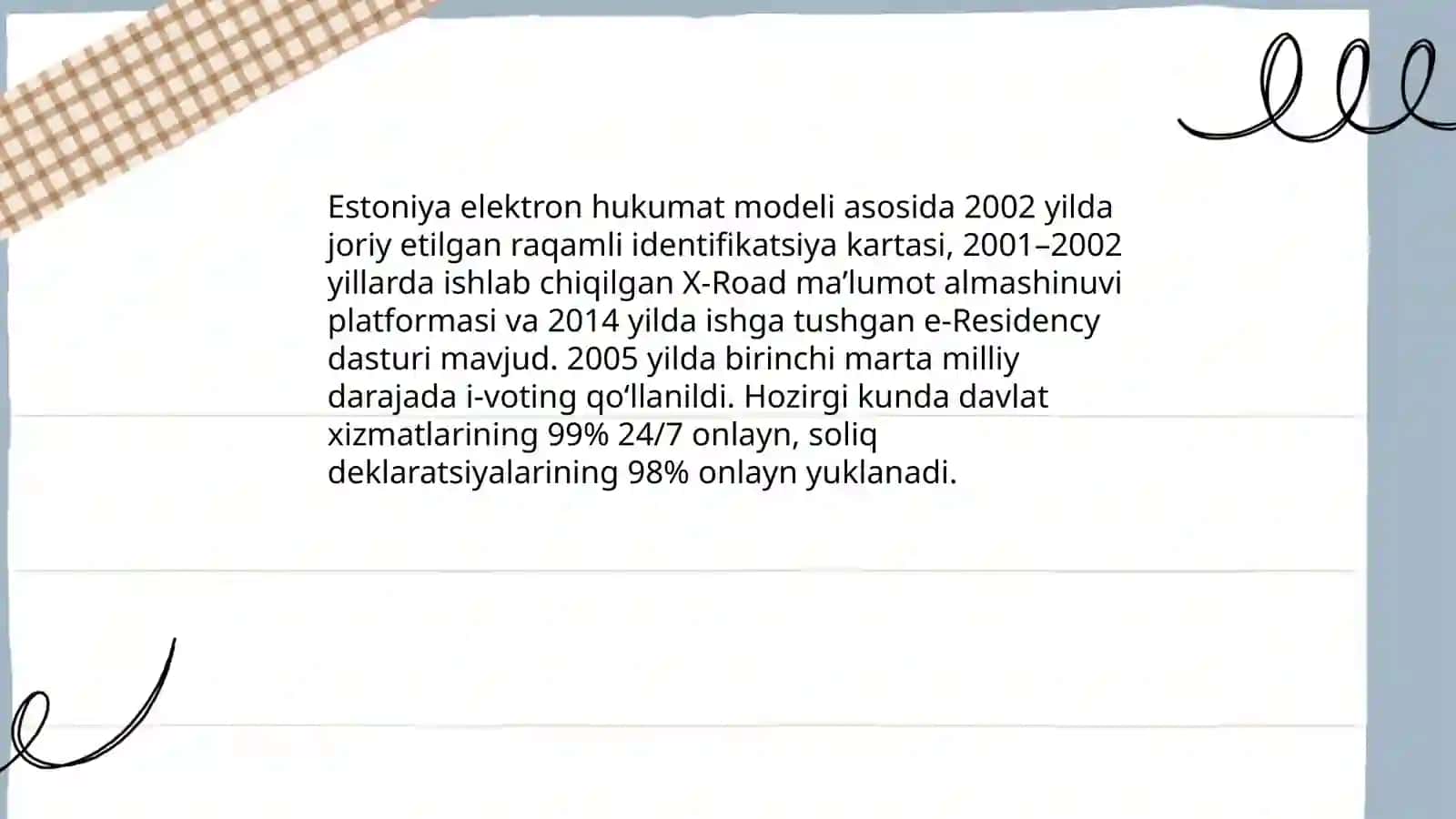 Elektron hukumatni joriy etishning jahon tajribasi 4