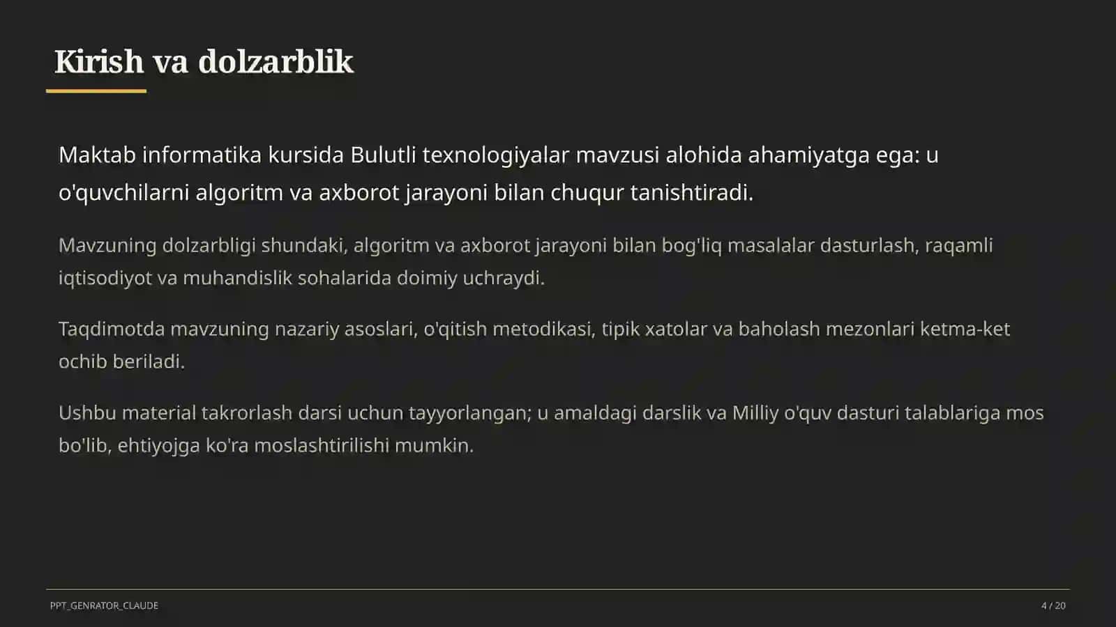 Bulutli texnologiyalar (11-sinf) 4